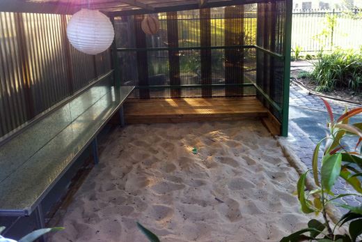 CHILDCARE CENTER PLAYGROUND SANDPIT