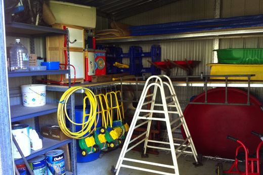 CHILDCARE CENTER PLAYGROUND STORAGE