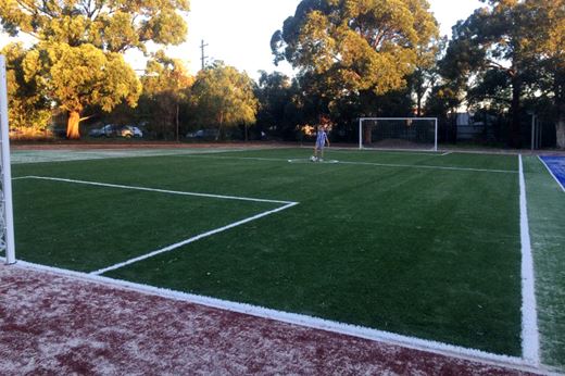 PRIMARY SCHOOL SYNTHETIC GRASS SOCCER FIELD
